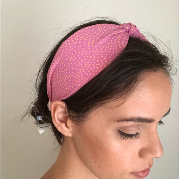 Wide Pink Headband - Picture 2 of 5